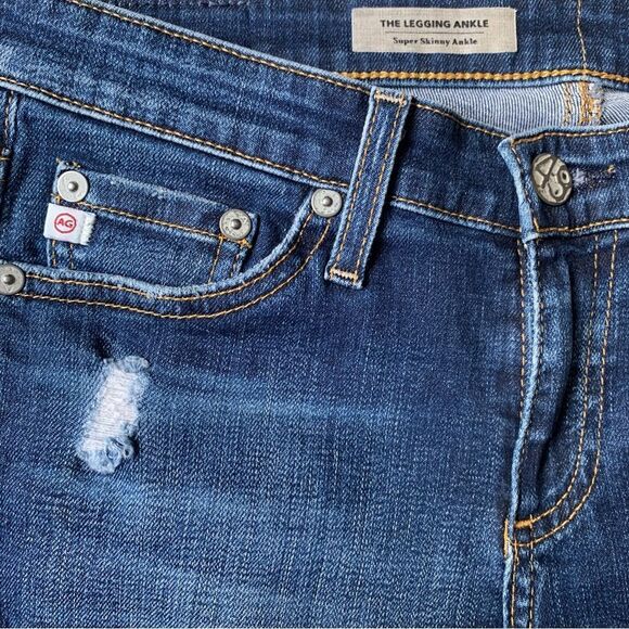AG Adriano Goldschmied The Legging Ankle Supper Skinny Jeans 25R - Picture 4 of 5